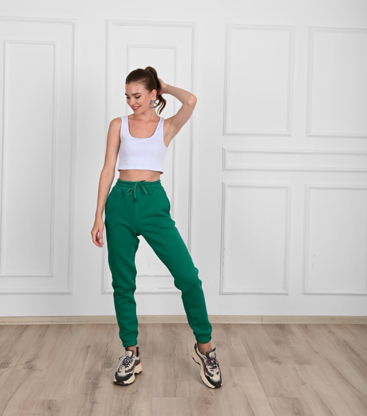 Pantalones de ch ndal de tres hilos para mujer 6123 23